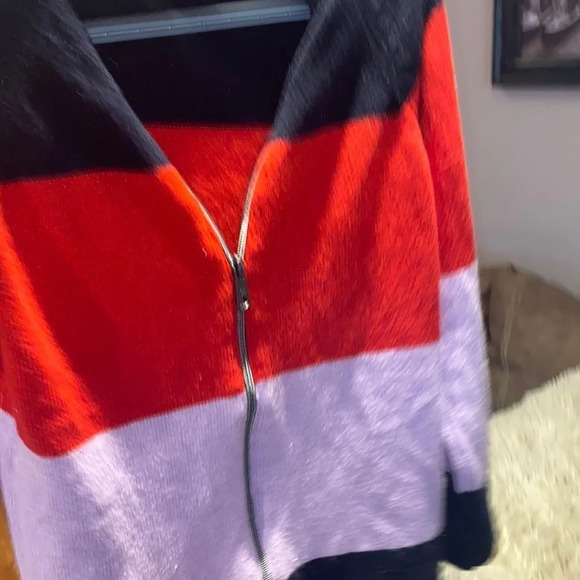 Joe fresh colour block sweater SZ L - Picture 3 of 13